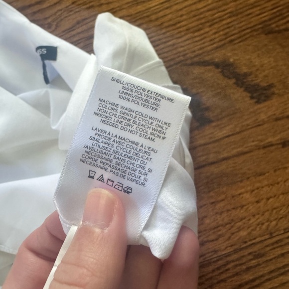 Express White Work-Ready Blouse - Picture 4 of 5